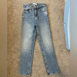 Zara Light Blue Straight Leg Women’s Jeans